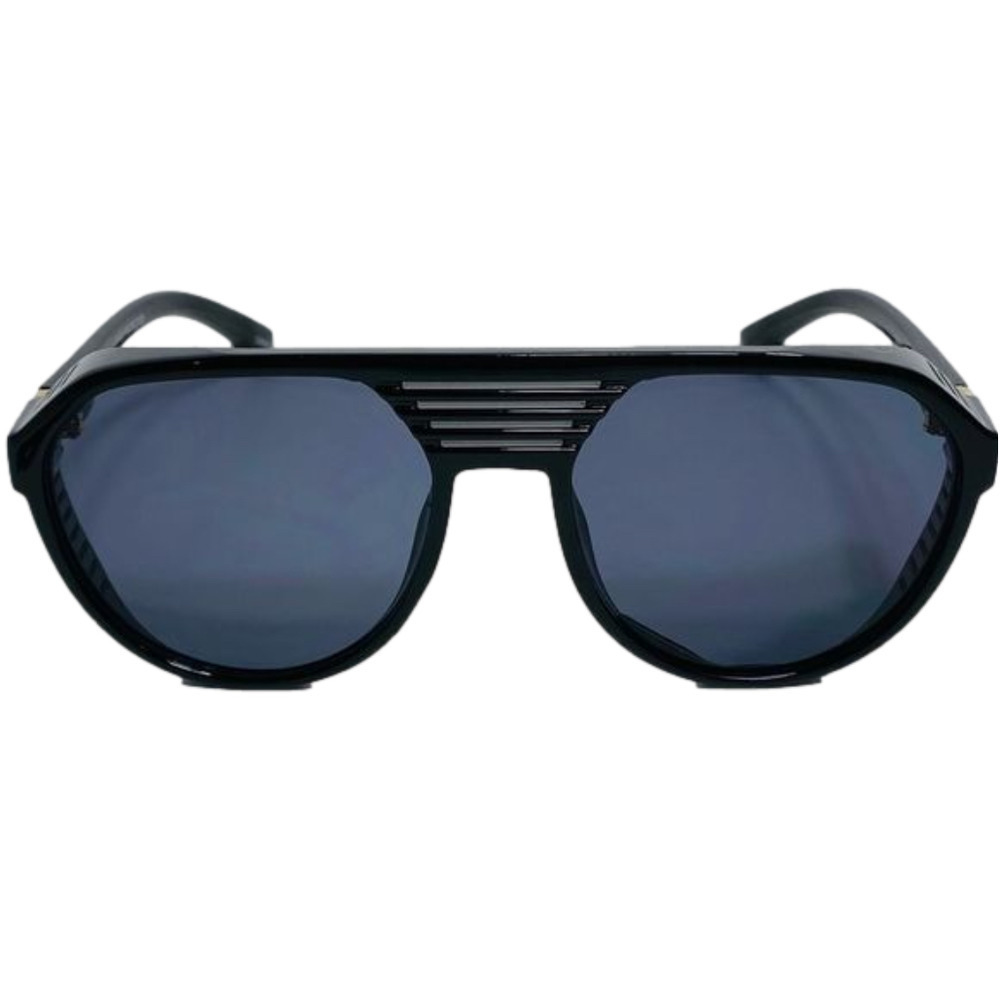 6064 | Black Lens Aviator Sunglasses